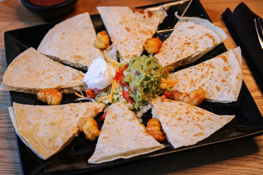 Shrimp Quesadilla at Tequila Fuego Longview
